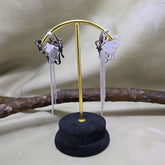 Butterfly dangler in silver